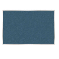 Vinyl Bulletin Board With Aluminum Frame, 87.91" X 48.5", Ocean Surface, Satin Aluminum Frame