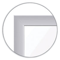 In/out Magnetic Whiteboard, 36 X 24, White/gray Surface, Satin Aluminum Frame, Ships In 7-10 Business Days