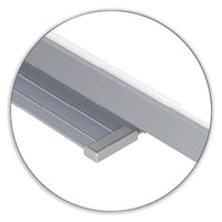 Patient Room Magnetic Whiteboard, 18.5 X 24.5, White/gray Surface, Satin Aluminum Frame, Ships In 7-10 Business Days