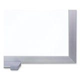 Magnetic Porcelain Whiteboard With Satin Aluminum Frame, 36 X 24, White Surface, Ships In 7-10 Business Days