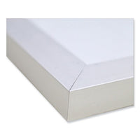 Magnetic Porcelain Whiteboard With Satin Aluminum Frame, 120.5 X 48.5, White Surface, Ships In 7-10 Business Days