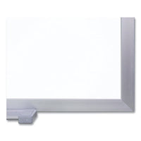 Magnetic Porcelain Whiteboard With Satin Aluminum Frame, 120.5 X 48.5, White Surface, Ships In 7-10 Business Days