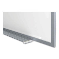 Magnetic Porcelain Whiteboard With Aluminum Frame, 72.5 X 60.47, White Surface, Satin Aluminum Frame, Ships In 7-10 Bus Days