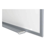 Magnetic Porcelain Whiteboard With Aluminum Frame, 72.5 X 60.47, White Surface, Satin Aluminum Frame, Ships In 7-10 Bus Days