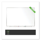 Non-magnetic Whiteboard With Aluminum Frame, 72.63 X 48.47, White Surface, Satin Aluminum Frame, Ships In 7-10 Business Days