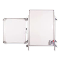 Nexus Double-sided Portable Whiteboard Tablet, 27.88x27.88, White Surface, Satin Aluminum Frame, Ships In 7-10 Business Days