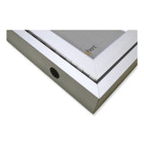 Enclosed Outdoor Bulletin Board, 72 X 36, Silver Surface, Satin Aluminum Frame, Ships In 7-10 Business Days