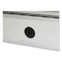 Enclosed Outdoor Bulletin Board, 72 X 36, Silver Surface, Satin Aluminum Frame, Ships In 7-10 Business Days