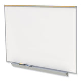 Proma Magnetic Porcelain Projection Whiteboard W/satin Aluminum Frame, 48.5 X 36.5, White Surface,ships In 7-10 Business Days