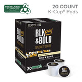 Rise And Grnd K-cups, 0.41 Oz K-cup, 20/box