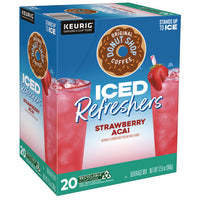 Iced Refreshers K-cup Pods, Strawberry, 20/box