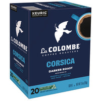 Coffee K-cup Pods, Corsica Dark Roast, 20/box