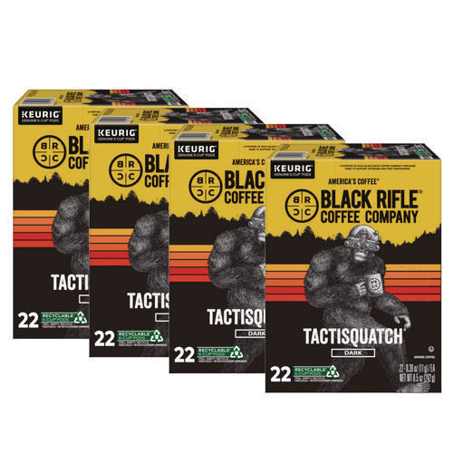 Tactisquatch Coffee K-cups, 88/carton