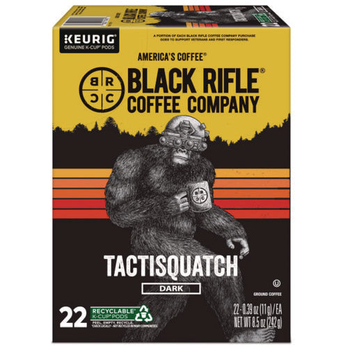 Tactisquatch Coffee K-cups, 22/box