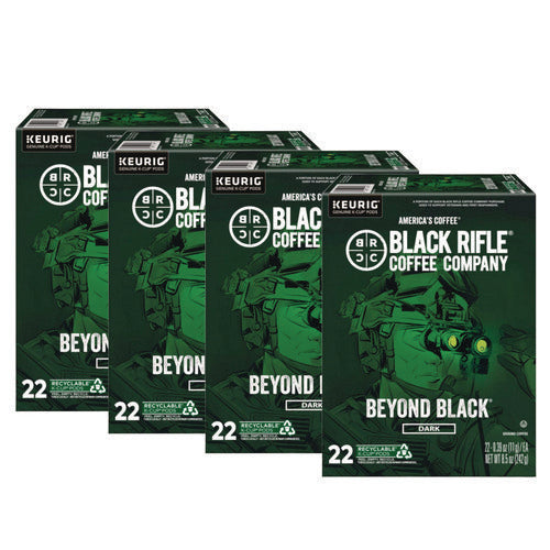 Beyond Black Coffee K-cups, 88/carton