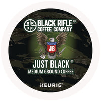 Just Black Coffee K-cups, 88/carton