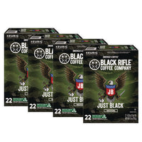 Just Black Coffee K-cups, 88/carton
