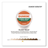 K-cup Pods, Dunkin' Decaf, 44/box