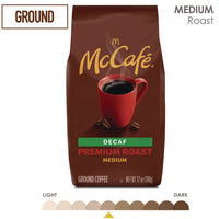 Ground Coffee, Premium Roast Decaf, 12 Oz Bag