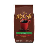 Ground Coffee, Premium Roast Decaf, 12 Oz Bag