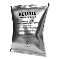 Premium Cafe Powders, Vanilla, 1 Lb Bag, 12/carton