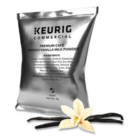 Premium Cafe Powders, Vanilla, 1 Lb Bag, 12/carton