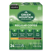 Regular Variety Pack Coffee K-cups, Assorted Flavors, 24/box