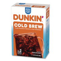 Cold Brew Coffee Packets, 2.12 Oz Packets, 4/box