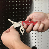 Quick Change Lock Back Utility Knife, 1.25" Blade, 3.5" Aluminum Handle, Red