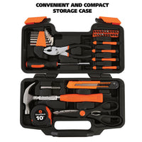 Homeowner's 39-piece Tool Set, 12.38" X 3" X 7.25" Carry Case