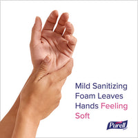 Advanced Hand Sanitizer Fragrance Free Foam, For Es10 Automatic Dispensers, 1,200 Ml Refill, Fragrance Free, 2/carton