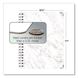 Marble Academic Year Weekly/monthly Planner, 11 X 8.5, White Marble Cover, 14-month: June 2024 To July 2025