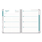 Marble Academic Year Weekly/monthly Planner, 11 X 8.5, White Marble Cover, 14-month: June 2024 To July 2025