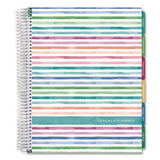 Deluxe Teacher's Academic Planner, Weekly/monthly, Seven Class Period Per Two-page Spread, 11 X 8.5, Multicolor Rainbow Cover