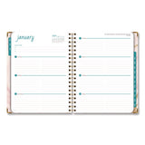 Marble Weekly/monthly Planner, 11 X 8.5, Pink Marble/gold Cover, 14-month: Nov 2024 To Dec 2025