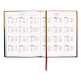 Deluxe Weekly/monthly Planner, 10 X 8, Black/brown Cover, 14-month: Nov 2024 To Dec 2025