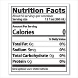 Ionized Alkaline Water, 12 Oz Bottle, 12/carton, Ships In 1-3 Business Days