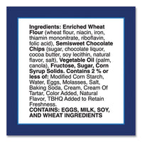 Soft Baked Mini Chocolate Chip Cookies, 1.5 Oz Pouch, 28/pack, Ships In 1-3 Business Days