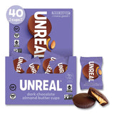 Dark Chocolate Almond Butter Cups, 0.53 Oz, Individually Wrapped, 40/pack, Ships In 1-3 Business Days