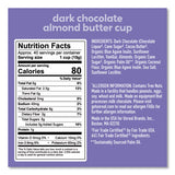 Dark Chocolate Almond Butter Cups, 0.53 Oz, Individually Wrapped, 40/pack, Ships In 1-3 Business Days