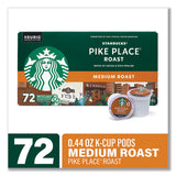 Pike Place Coffee K-cups, 72/carton, Ships In 1-3 Business Days