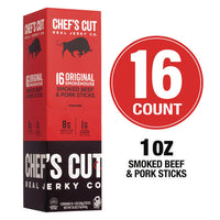 Original Smokehouse Beef & Pork Meat Stick, 1 Oz Individually Wrapped, 16/carton