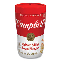 Soup On The Go Chicken With Mini Noodles, 10.75 Oz Cup, 8/carton, Ships In 1-3 Business Days