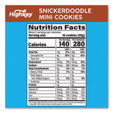 Snickerdoodle Cookies, Snickerdoodle, 2 Oz Bag, 6/carton, Ships In 1-3 Business Days