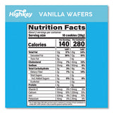 Vanilla Wafer, Vanilla, 2 Oz Packet, 6/carton, Ships In 1-3 Business Days