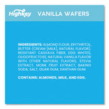 Vanilla Wafer, Vanilla, 2 Oz Packet, 6/carton, Ships In 1-3 Business Days