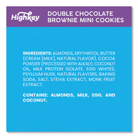 Double Chocolate Brownie Cookies, 0.75 Oz Packet, 6/carton, Ships In 1-3 Business Days