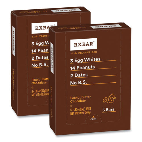 Adult Bars, Peanut Butter Chocolate, 1.83 Oz Bar, 5 Bars/pack, 2 Packs/carton, Ships In 1-3 Business Days