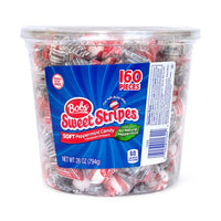 Bobs Sweet Stripes Soft Candy, Peppermint, 0.18 Oz Individually Wrapped, 160/tub, 2 Tubs/carton, Ships In 1-3 Business Days