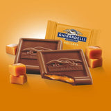 Milk Chocolate And Caramel Chocolate Squares, 15.96 Oz Bag, 2/carton, Ships In 1-3 Business Days